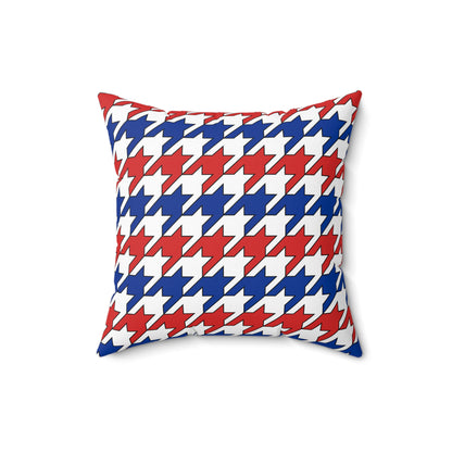 Faroe Islands Retro Houndstooth Cushion Pillow