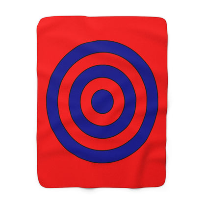 Taiwan Retro Target Blanket Throw