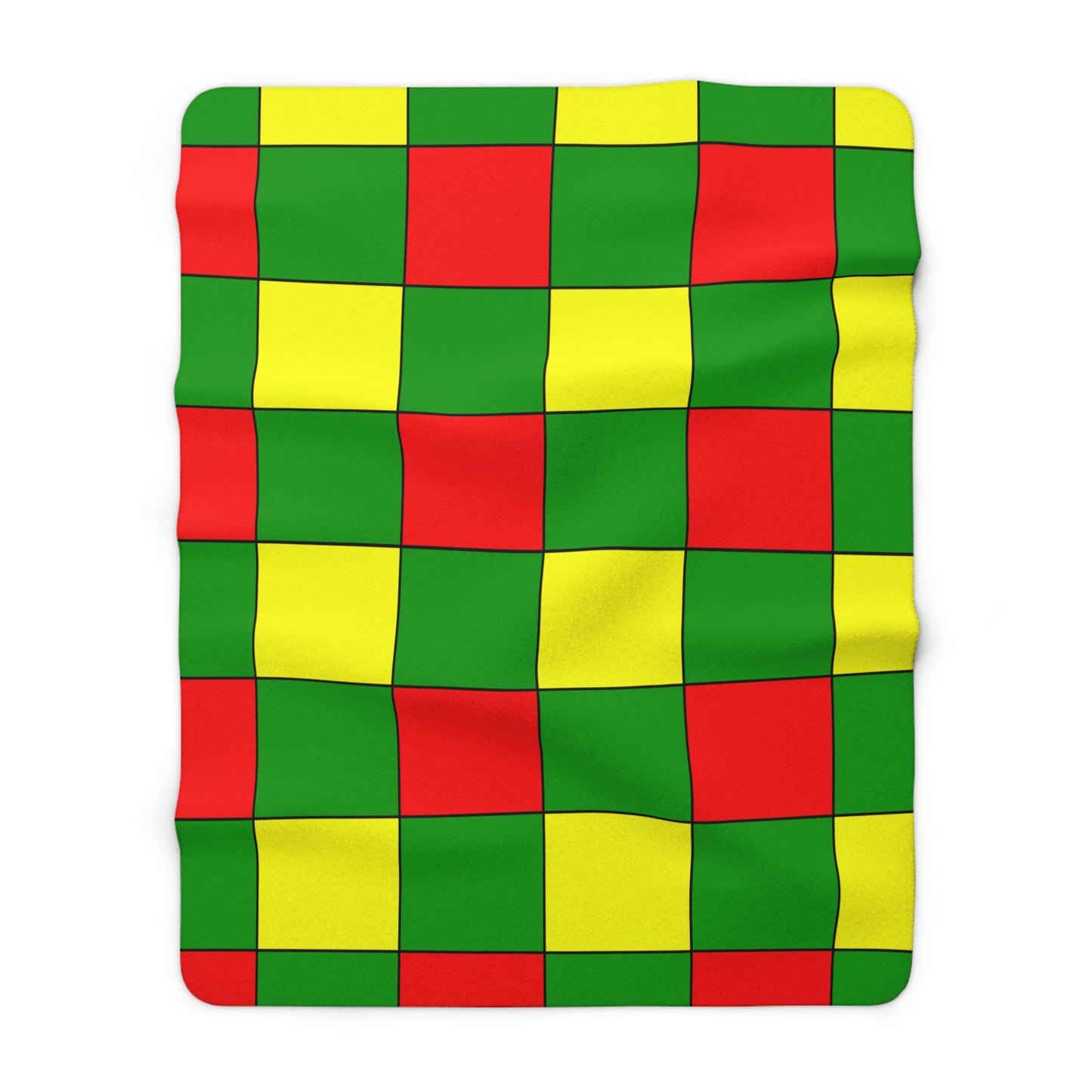 Guinea Retro Check Blanket Throw