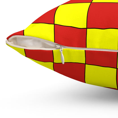 Vietnam Retro Check Cushion Pillow
