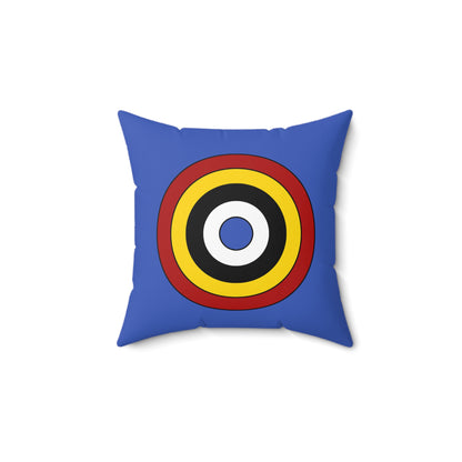 Eswatini Retro Target Cushion Pillow