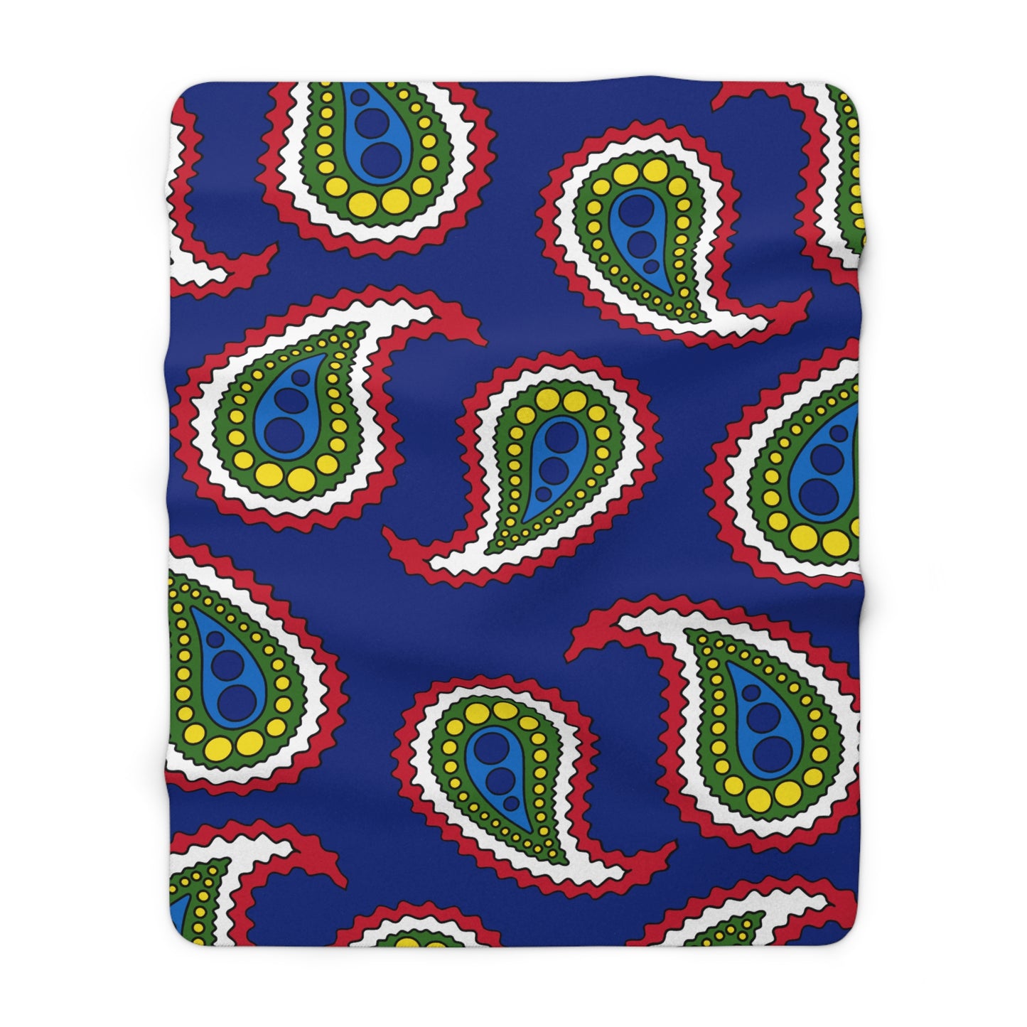 Pitcairn Retro Paisley Blanket Throw