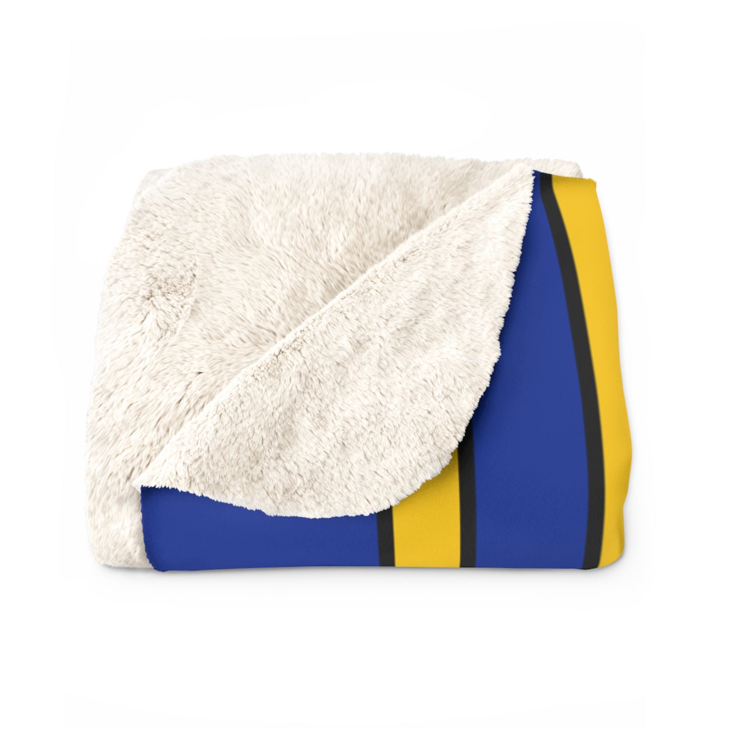 European Union Retro Stripes Blanket Throw