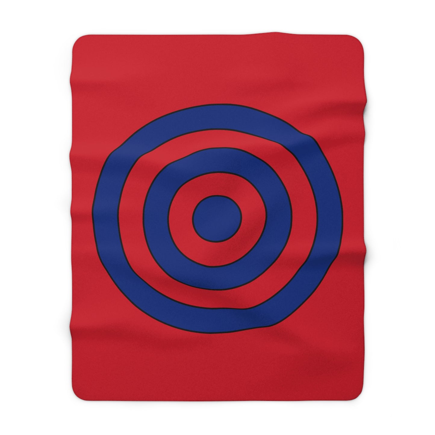 Samoa Retro Target Blanket Throw