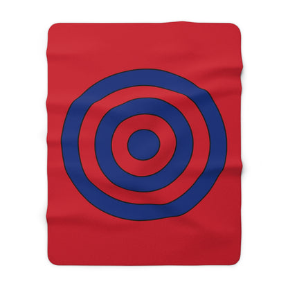 Samoa Retro Target Blanket Throw
