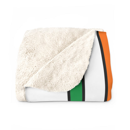 Ireland Retro Stripes Blanket Throw