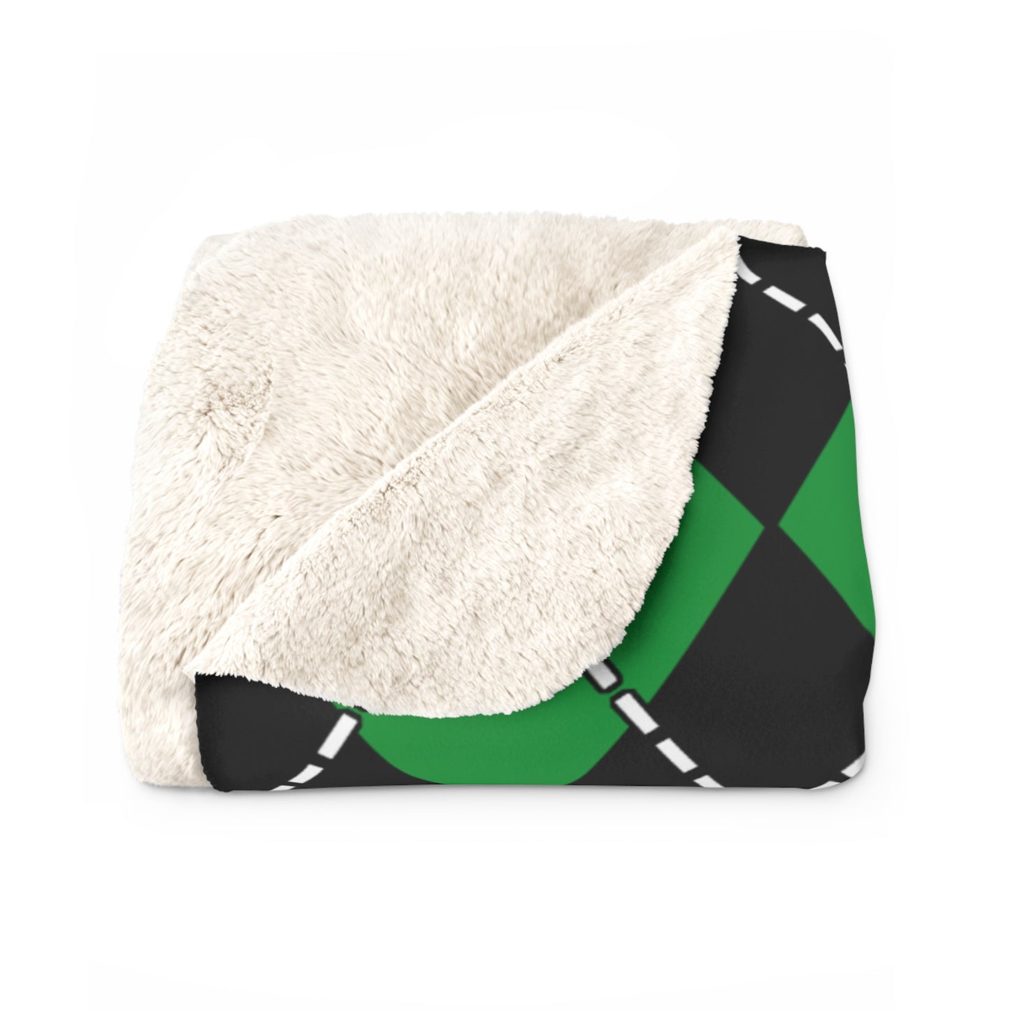 Palestine Retro Argyle Blanket Throw