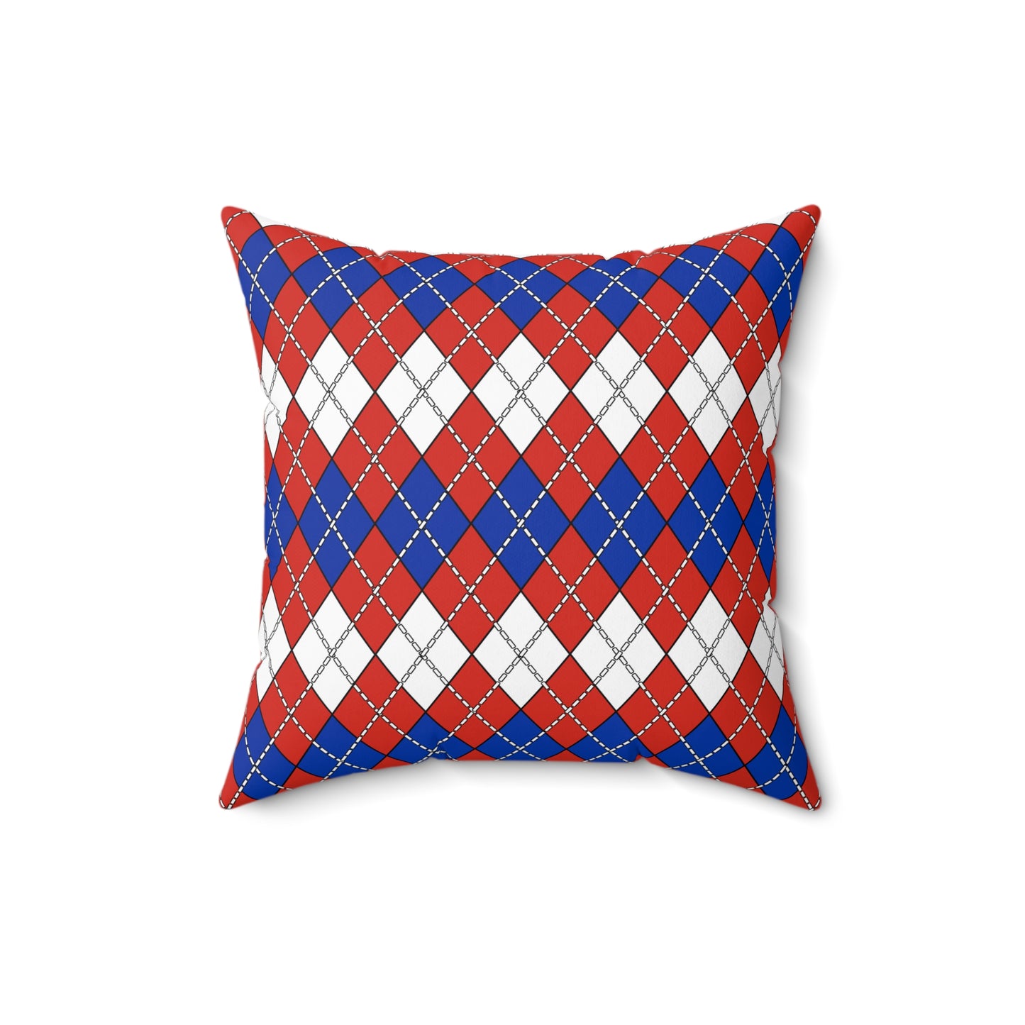 Paraguay Retro Argyle Cushion Pillow