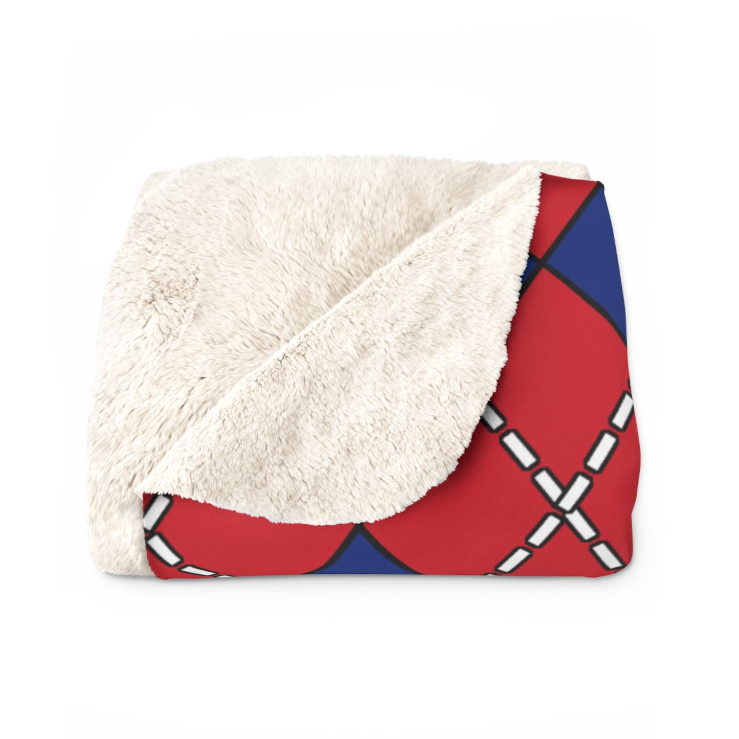 Samoa Retro Argyle Blanket Throw