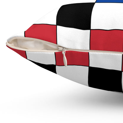 Republic Of Korea Retro Check Cushion Pillow