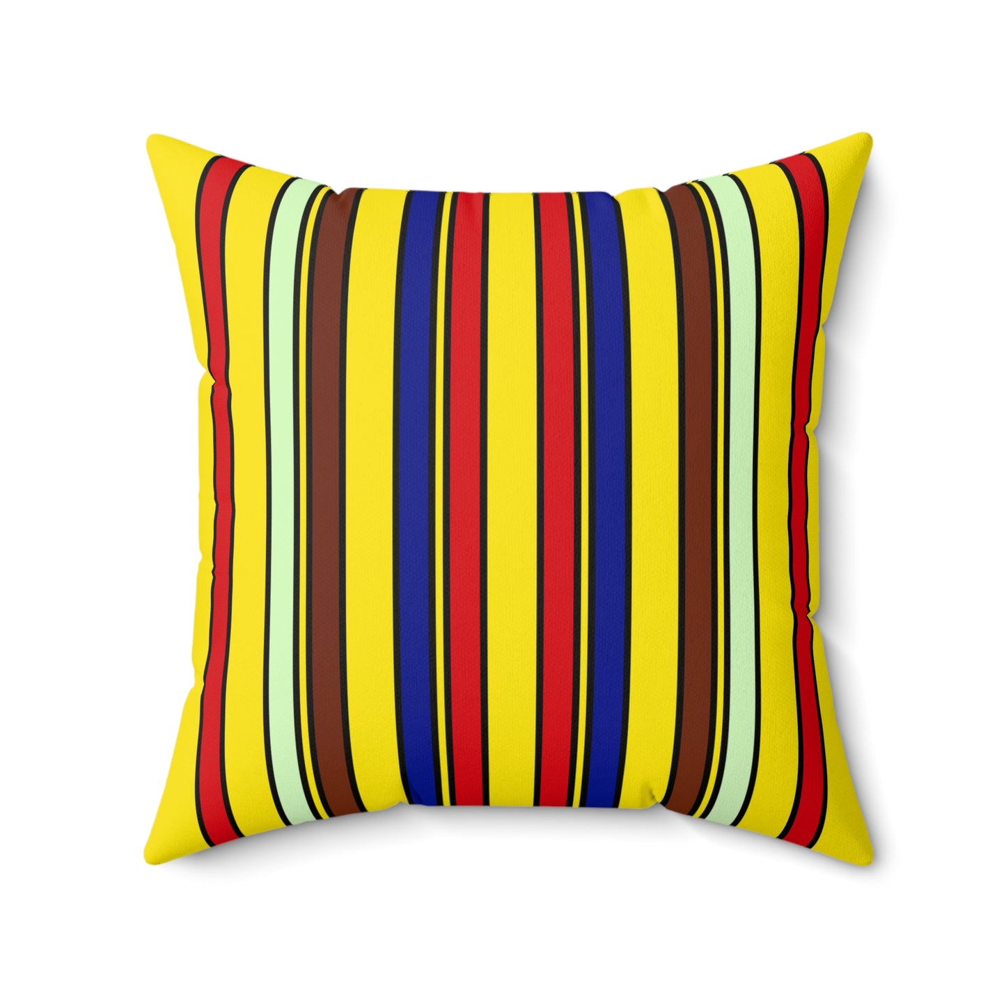 Ecuador Retro Stripes Cushion Pillow