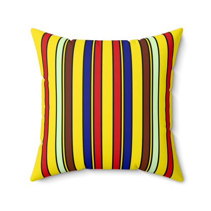 Ecuador Retro Stripes Cushion Pillow