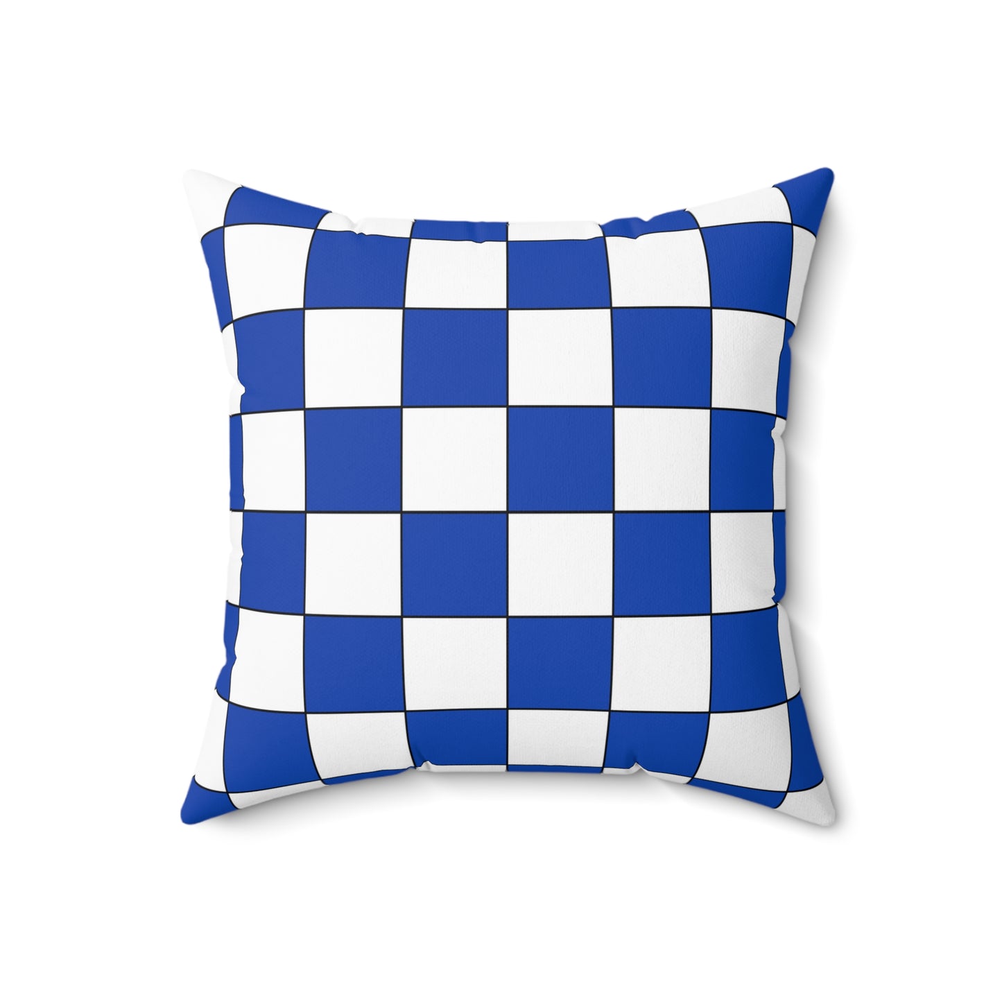 El Salvador Retro Check Cushion Pillow