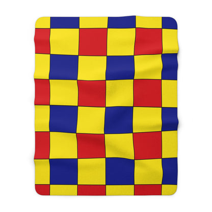 Colombia Retro Check Blanket Throw