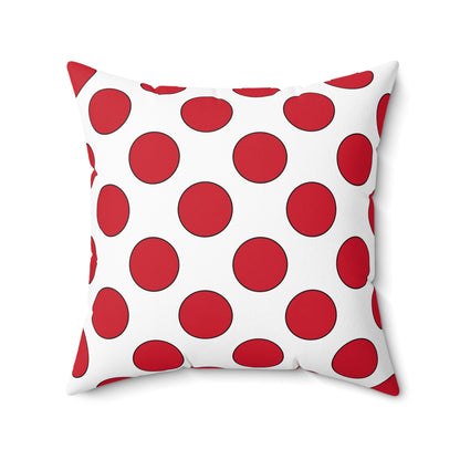 Jersey Retro Polka Dots Cushion Pillow