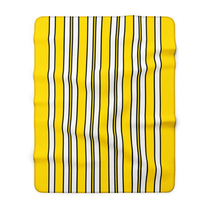 Vatican City Retro Stripes Blanket Throw