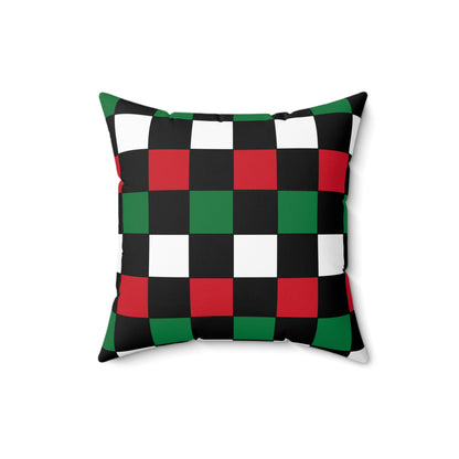 Syria Retro Check Cushion Pillow