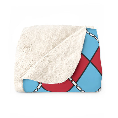 Fiji Retro Argyle Blanket Throw