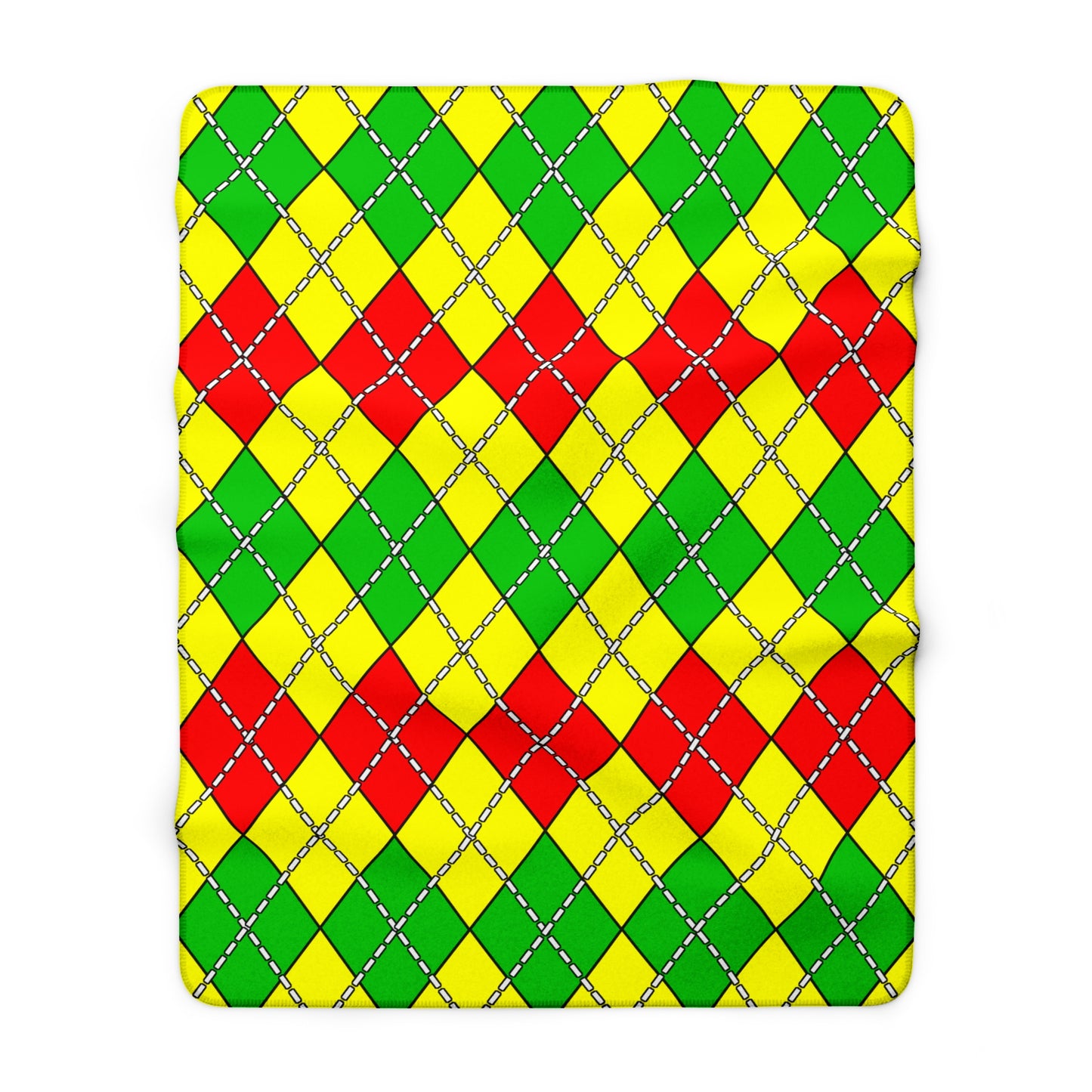 Congo Retro Argyle Blanket Throw