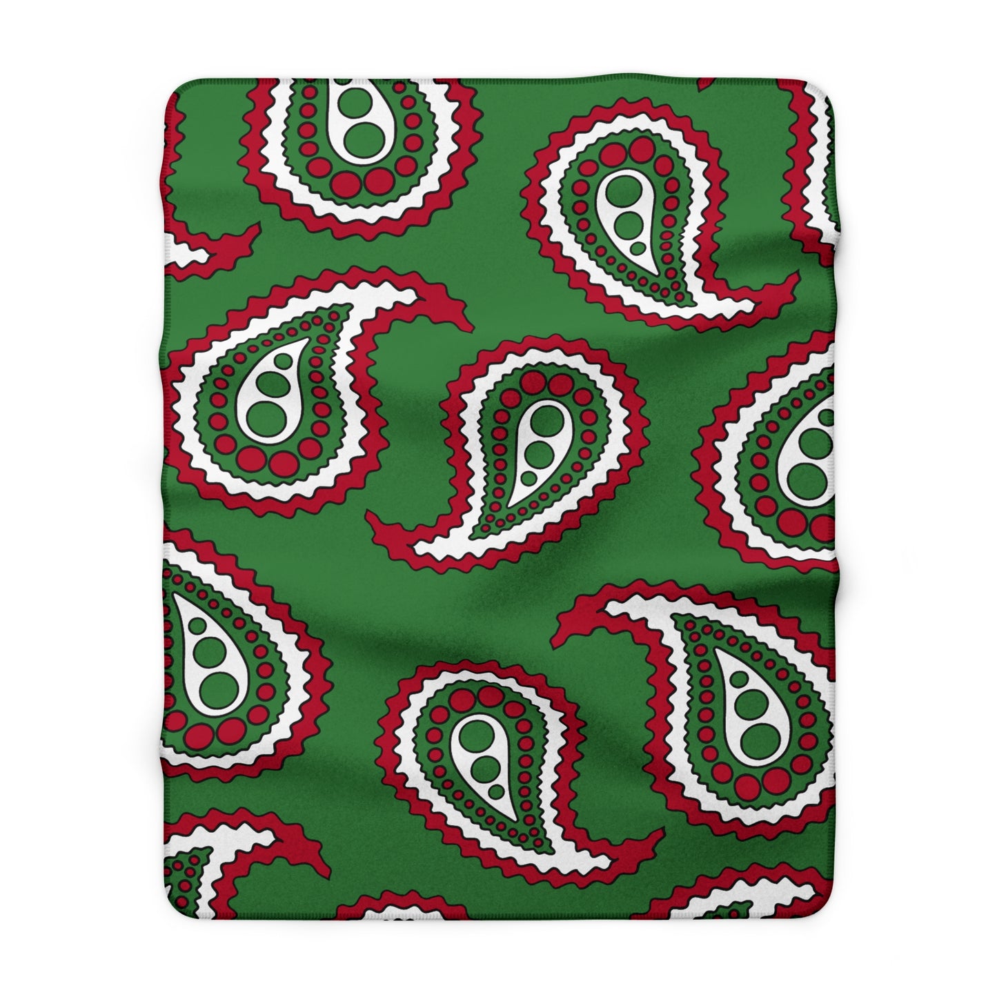 Suriname Retro Paisley Blanket Throw