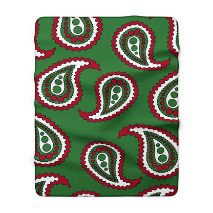 Suriname Retro Paisley Blanket Throw