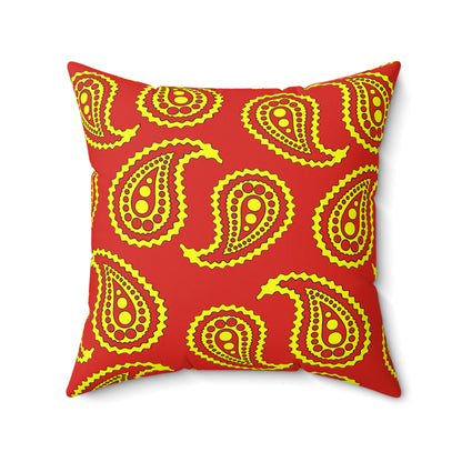 Vietnam Retro Paisley Cushion Pillow