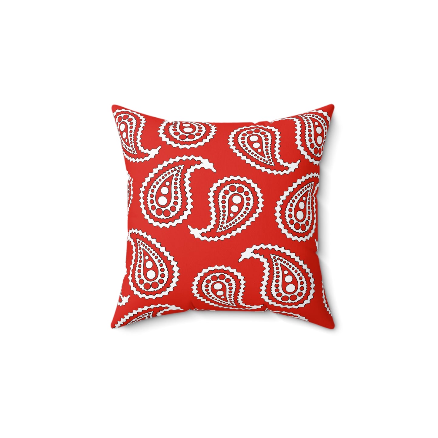 French Polynesia Retro Paisley Cushion Pillow
