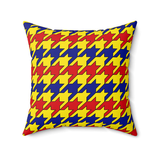 Colombia Retro Houndstooth Cushion Pillow