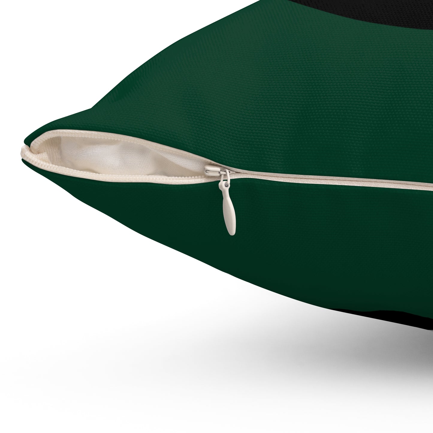 Dark Green, Black Retro Target Cushion Pillow
