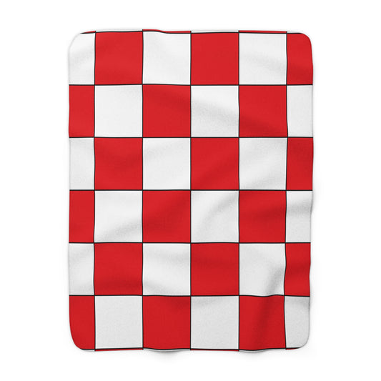 Turkiye Retro Check Blanket Throw
