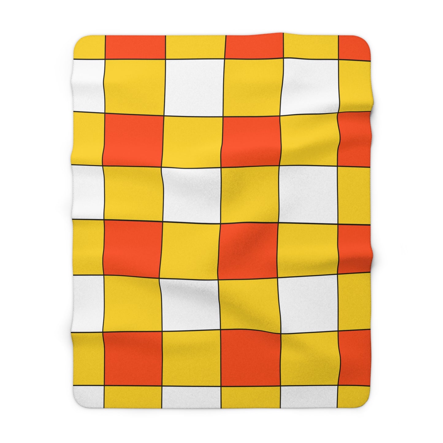 Bhutan Retro Check Blanket Throw