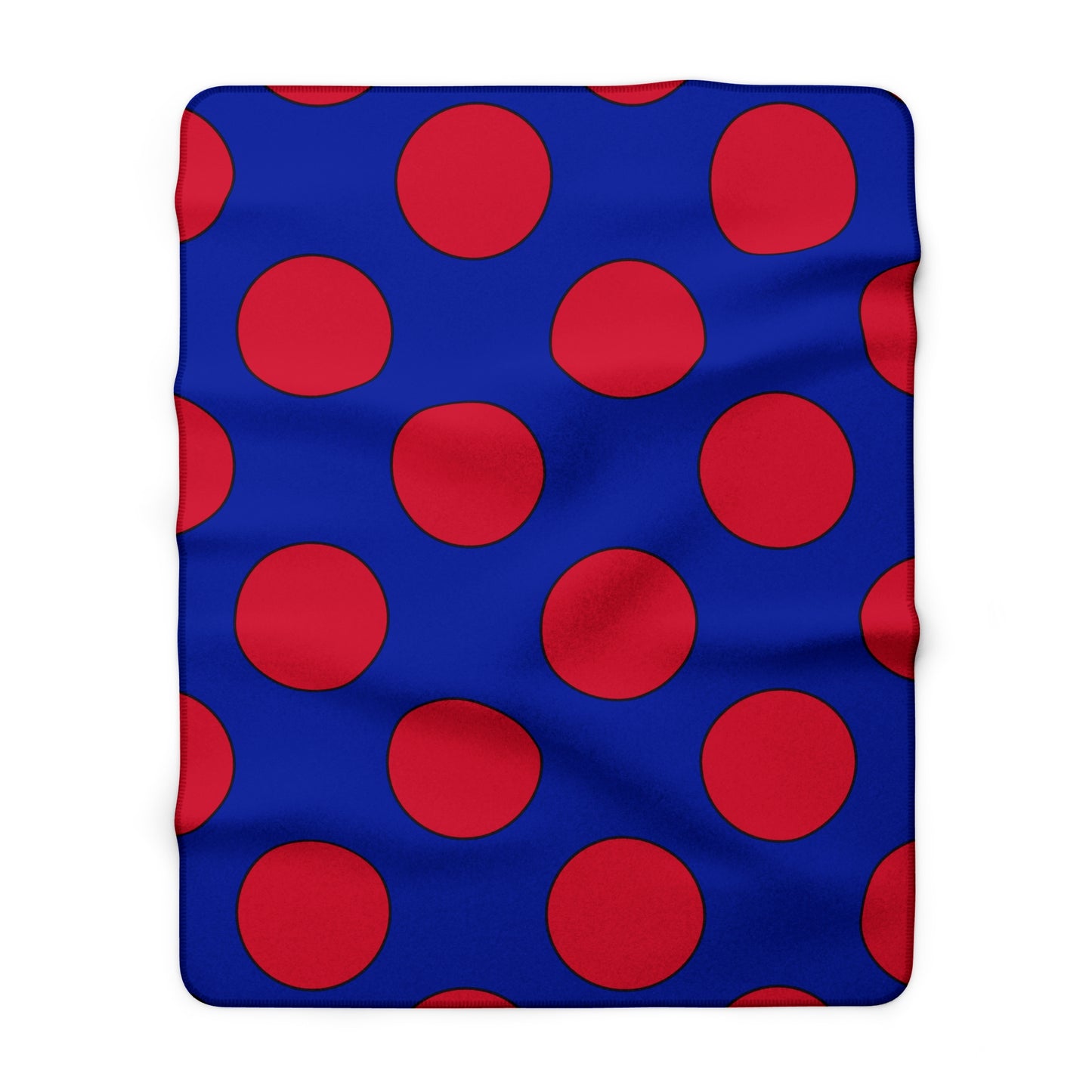 Haiti Retro Polka Dots Blanket Throw