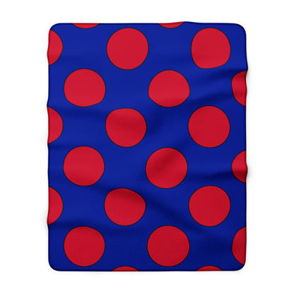 Haiti Retro Polka Dots Blanket Throw