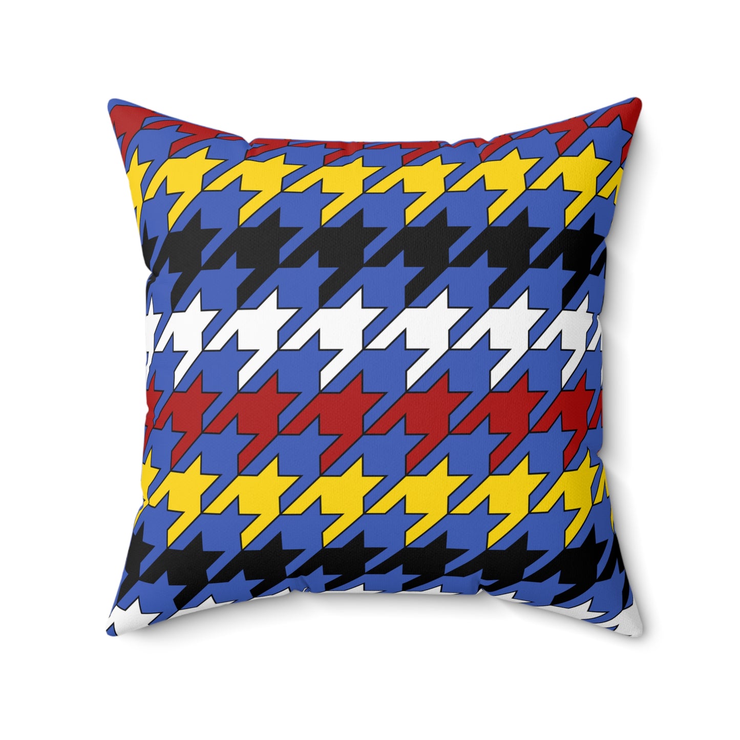 Eswatini Retro Houndstooth Cushion Pillow