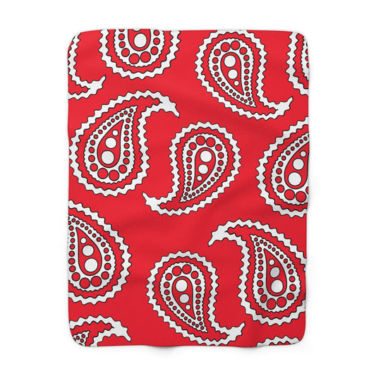 Monaco Retro Paisley Blanket Throw