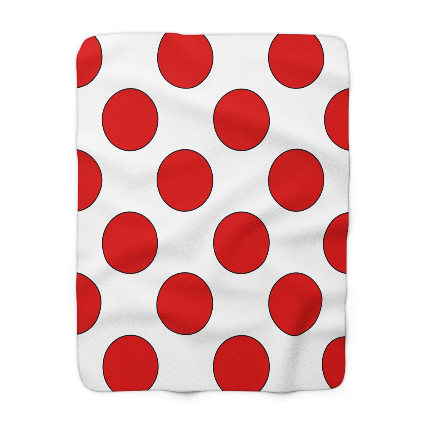 Singapore Retro Polka Dots Blanket Throw
