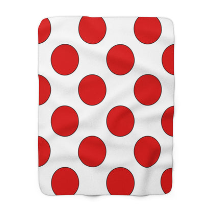 Singapore Retro Polka Dots Blanket Throw