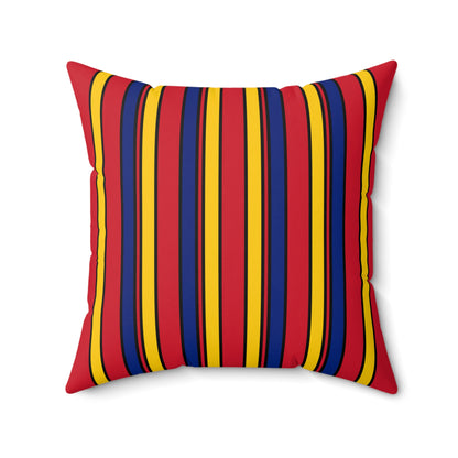 Venezuela Retro Stripes Cushion Pillow