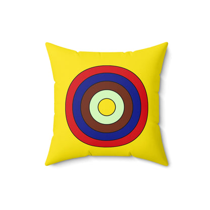 Ecuador Retro Target Cushion Pillow