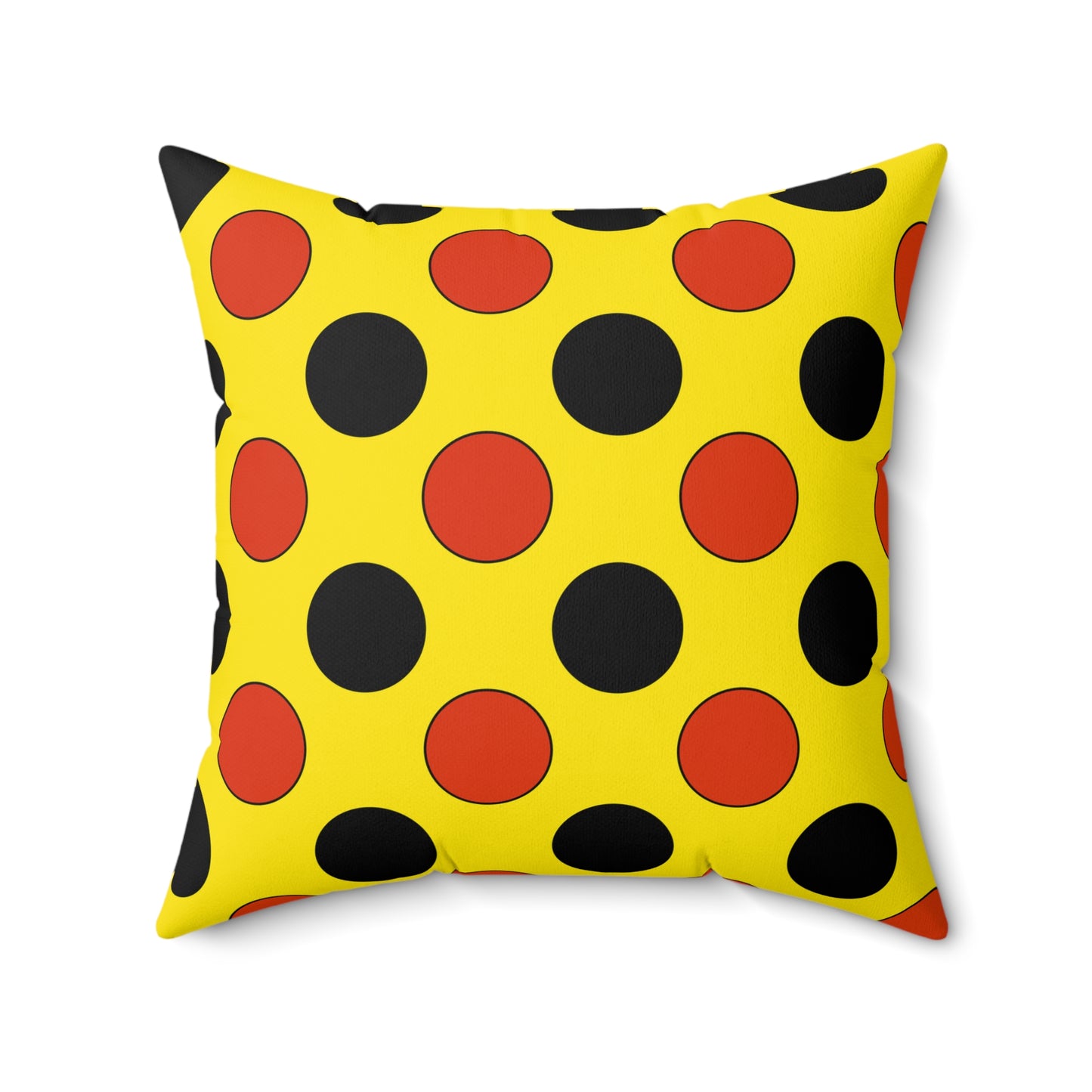 Uganda Retro Polka Dots Cushion Pillow
