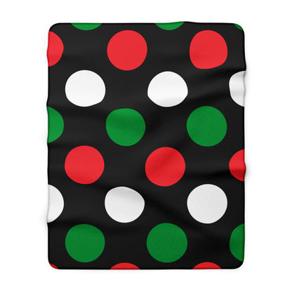 Palestine Retro Polka Dots Blanket Throw