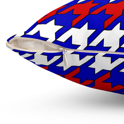 Slovenia Retro Houndstooth Cushion Pillow