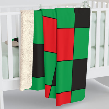Martinique Retro Check Blanket Throw