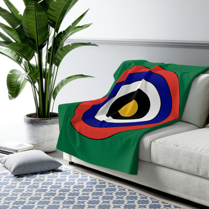 South Africa Retro Target Blanket Throw