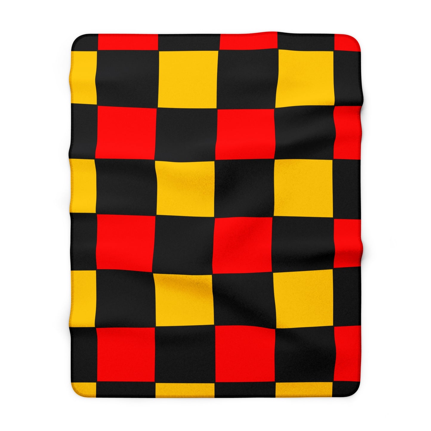 Germany Retro Check Blanket Throw