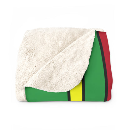 Comoros Retro Stripes Blanket Throw