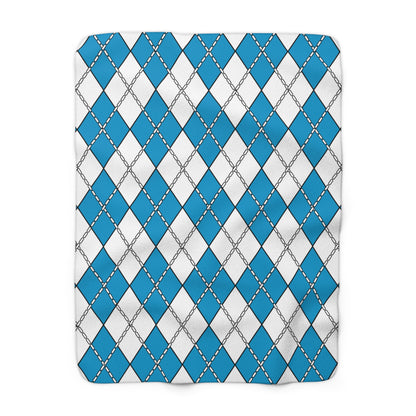 Galicia Retro Argyle Blanket Throw