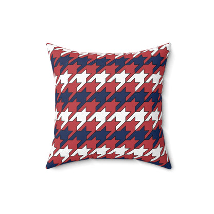 United States of America (USA) Retro Houndstooth Cushion Pillow