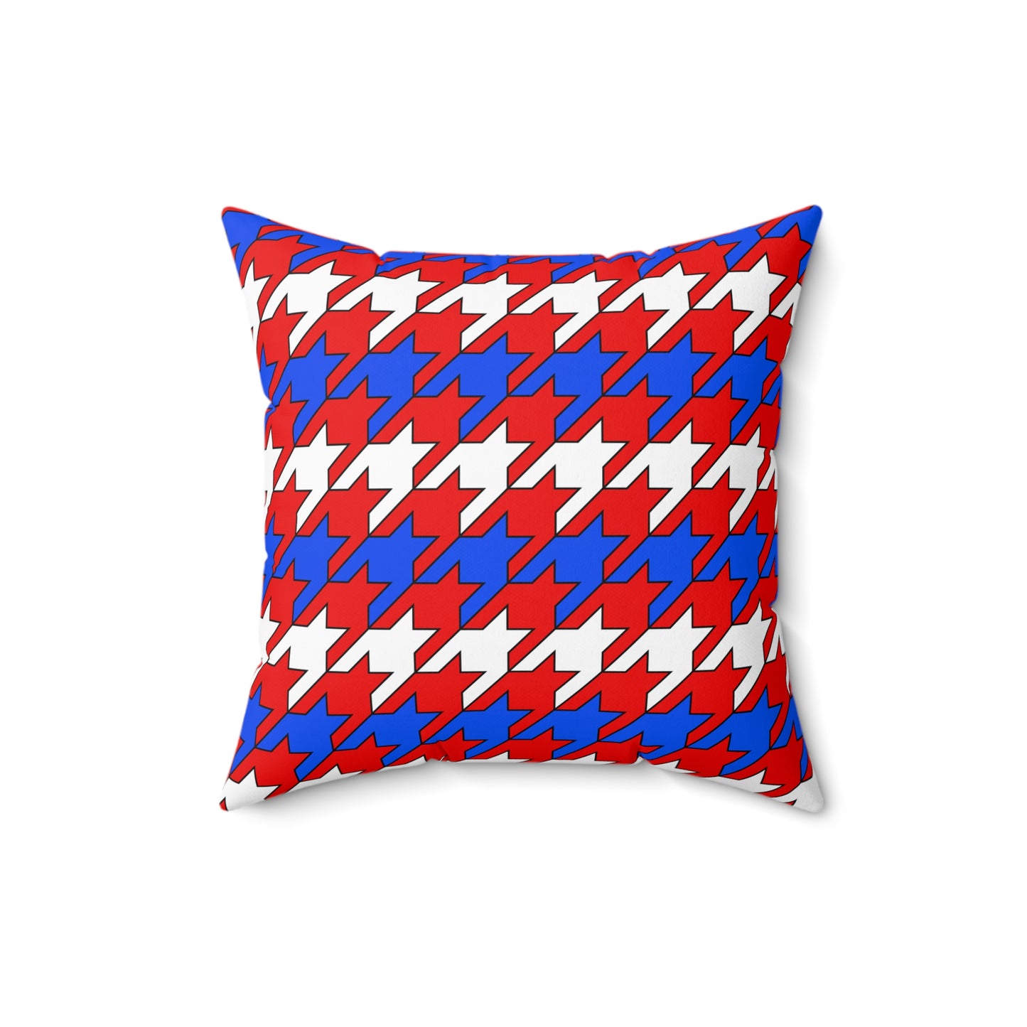 Puerto Rico Retro Houndstooth Cushion Pillow