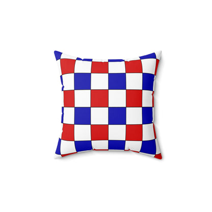 Costa Rica Retro Check Cushion Pillow